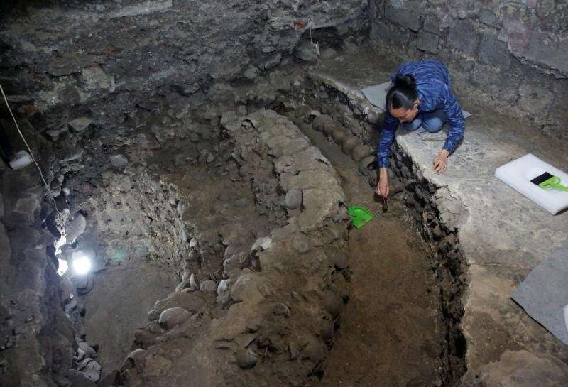 image for Tower of human skulls in Mexico casts new light on Aztecs