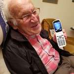 image for My Grandpa turned 100 last week. He stayed up until midnight to see off the last century on his flip phone.