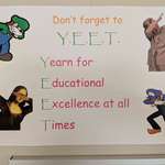 image for On my teacher's wall on the first day