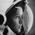 image for Starry eyes Anna Fisher a.k.a 1st mother in space. Circa 1985.