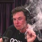 image for PsBattle: Elon Musk getting blazed