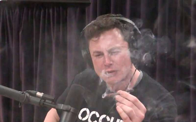 image for Elon Musk teases electric plane design and smokes weed on Joe Rogan podcast