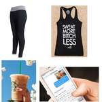 image for Girl walking home from the gym in a large metropolitan area Starter Pack
