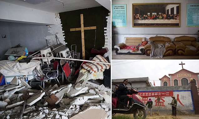 image for Christianity crackdown: China demolishes churches, confiscates Bibles