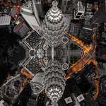 image for A shot of the Petronas Twin Towers from above