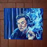 image for I painted Elon Musk smoking weed.