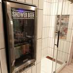 image for The hotel I stayed at last weekend has a 'Shower Beer' fridge by the shower.