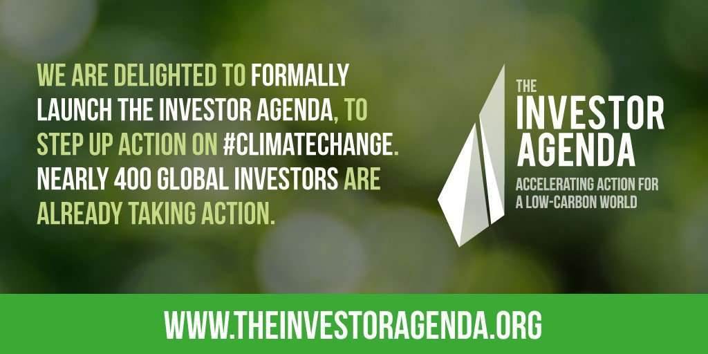 image for Nearly 400 Investors With $32 Trillion In Assets Step Up Climate Action To Support Paris Agreement