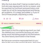 image for OP states that he is the victim in an argument. Turns out he has completely fabricated the story.