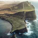 image for View of Vagár, Faroe Islands [OC] 2912x3640