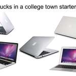 image for Starbucks in a college town starter pack