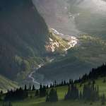 image for The last light of day illuminates the White River on Mount Rainier [OC][1333x2000]