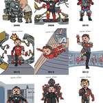 image for Tony Stark suit up moments. Artist : 口袋里的小青蛙
