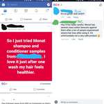 image for I'm usually not confrontational, but this is a friend of mine and she has gorgeous hair. I couldn't let her become another victim of Monat. We'll see if the hun comes after me...