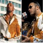 image for For the 2013 movie Pain & Gain, which is set during the 90s, The Rock wore a shirt that he also used while performing in the WWF during the 90s.