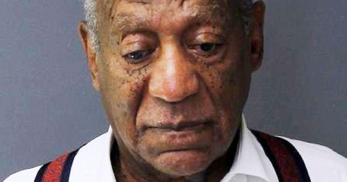 image for Bill Cosby Falls Down Prison Steps After Getting Hit by Hot Dog Bun