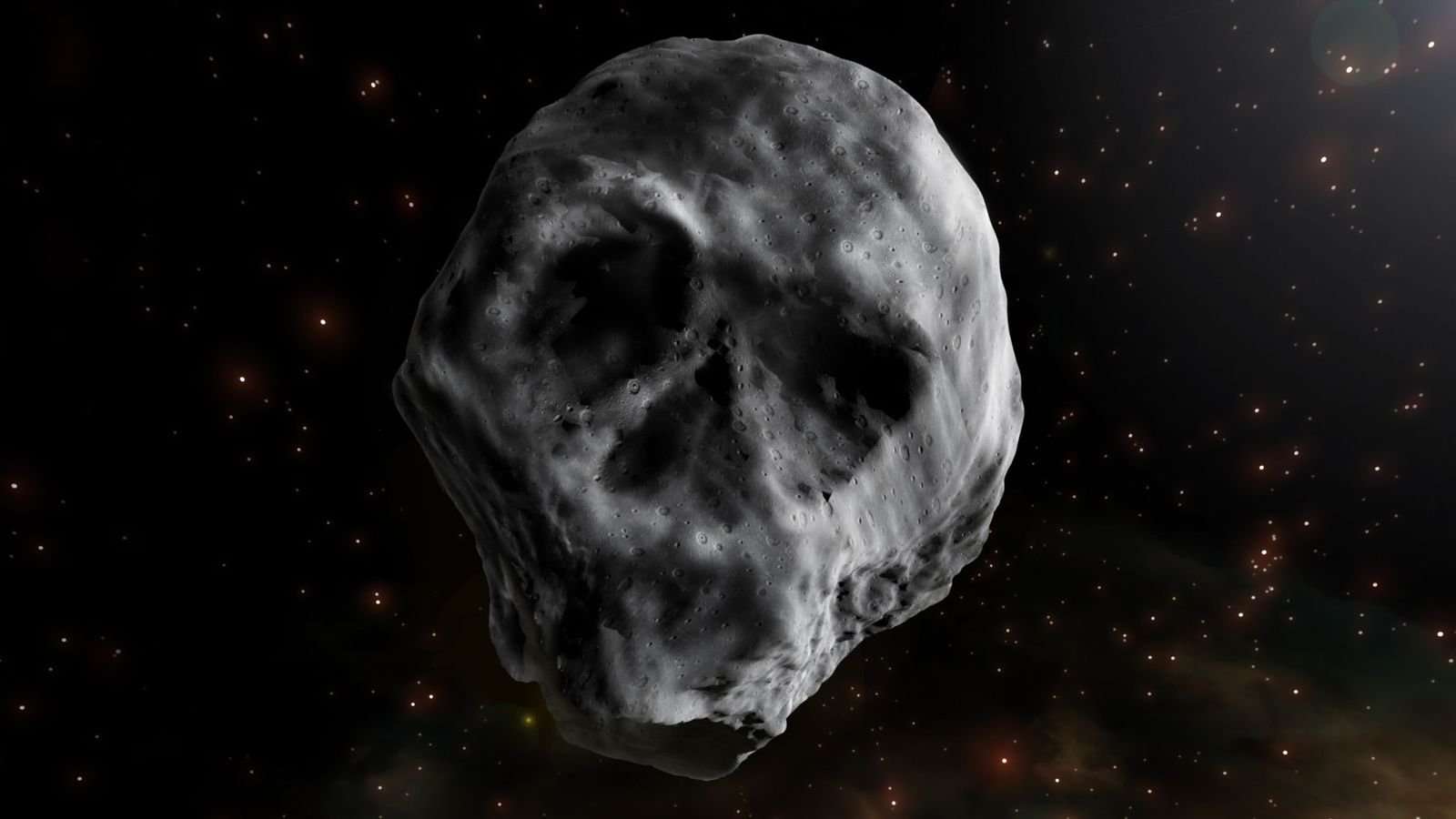 image for Comet resembling human skull set to pass Earth after Halloween