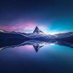 image for PsBattle: Zermatt Matterhorn Glacier Reflected on the Lake