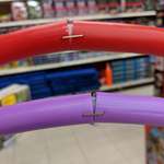 image for Thought this was a broken and poorly fixed Hula Hoop at my local toy store until I picked up another. Turns out it's the actual design.