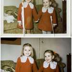 image for Photo restoration I did of my mother and her sister 1972