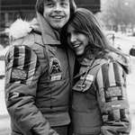 image for Mark Hamill and Carrie Fisher, Empire Strikes Back set - 1970s