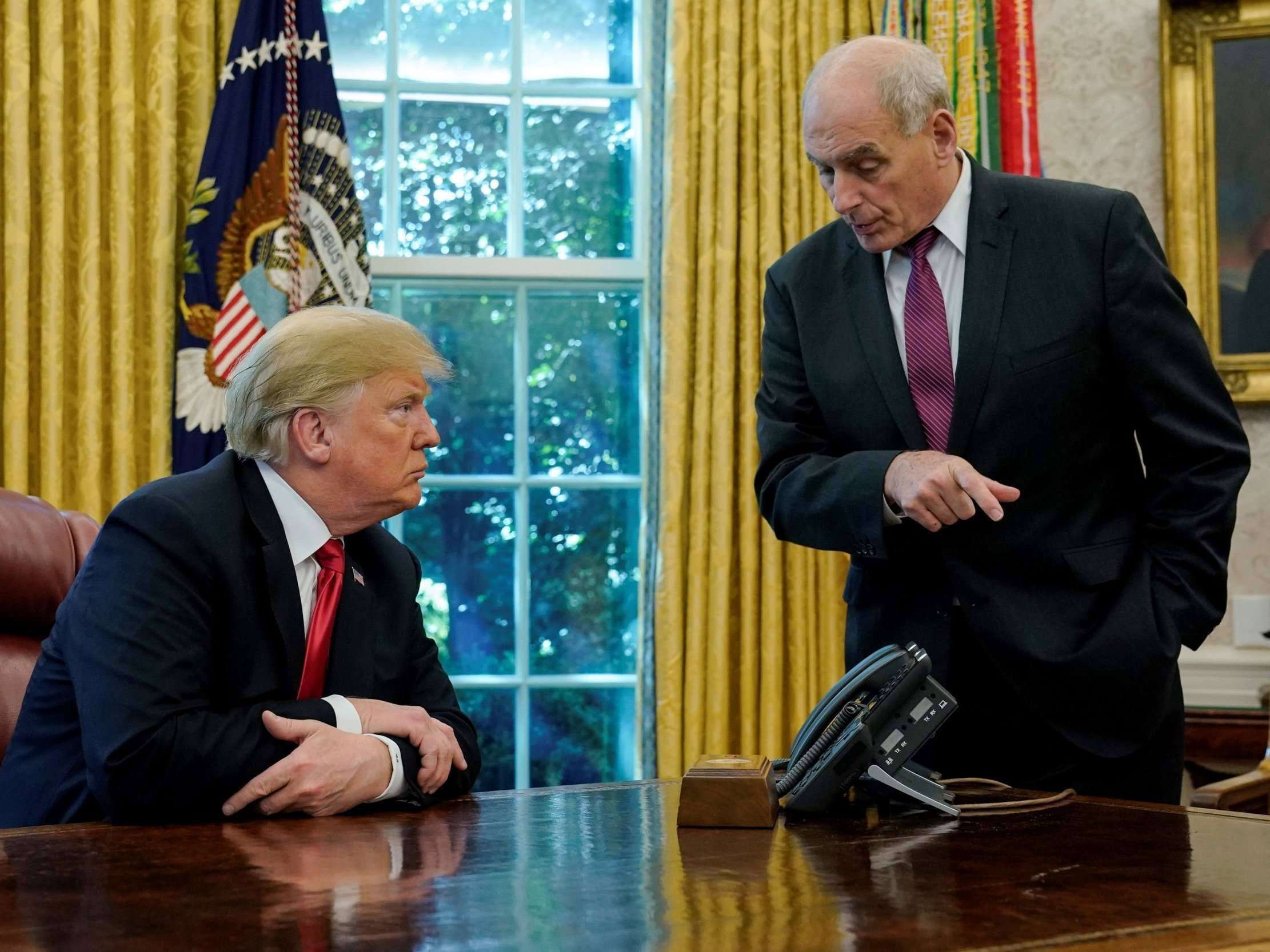 image for Trump tries to fire John Kelly 'but Kelly just ignores him'