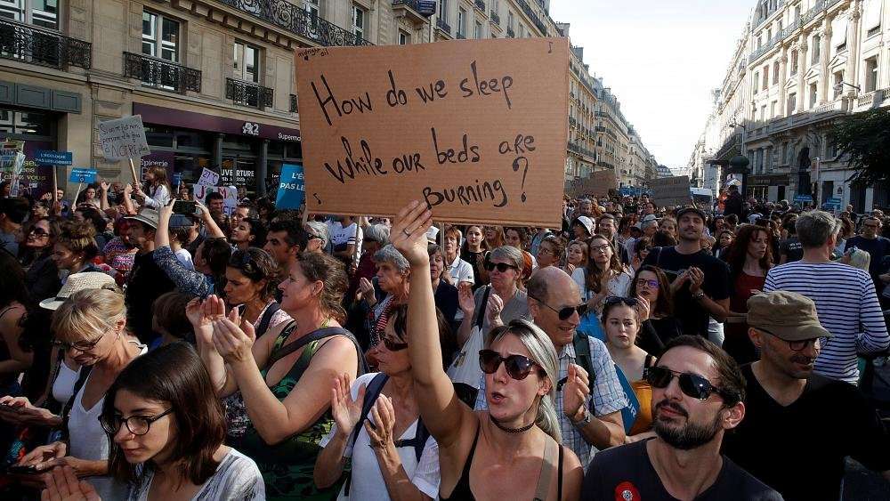 image for Thousands rally against climate change across Europe
