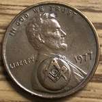 image for Found a Free Mason penny.