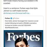 image for Forbes getting called out for calling Kylie Jenner a self-made billionaire.