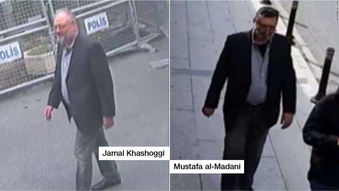 image for Jamal Khashoggi: Surveillance footage shows Saudi 'body double,' Turkish source says