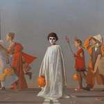 image for “Halloween” by Bo Barlett 80x100cm Oil on Linen