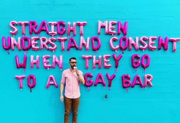 image for Gay artist explodes Twitter: ‘Straight men understand consent when they go to a gay bar’
