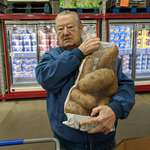 image for Grandpa is so Happy that Sam's is carrying potato's from his small farm in Idaho, he went to the store and bought a bag himself.