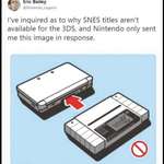 image for Why SNES titles aren't available for the 3DS