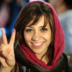 image for Iranian woman just after voting