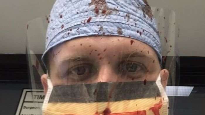 image for Doctors post blood-soaked photos after NRA tells them to pipe down over gun restrictions