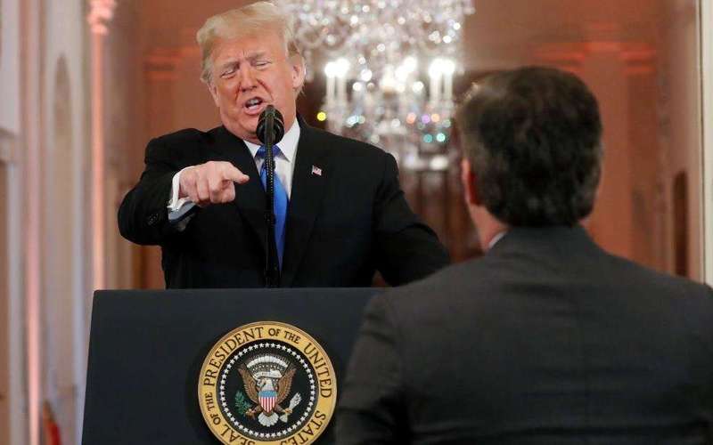image for CNN sues President Trump and top White House aides for barring Jim Acosta