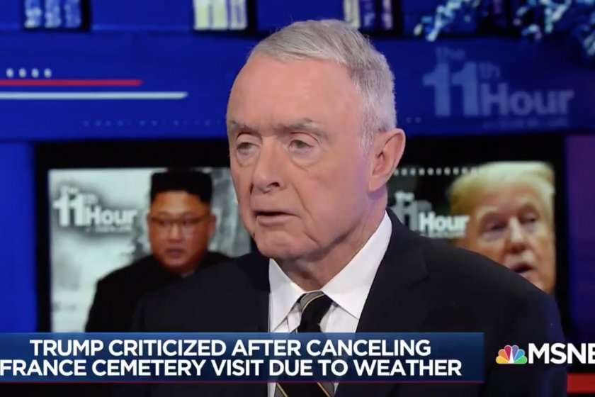 image for Retired Army general says Trump skipped veterans event in France to 'eat cheeseburgers' and 'watch TV'