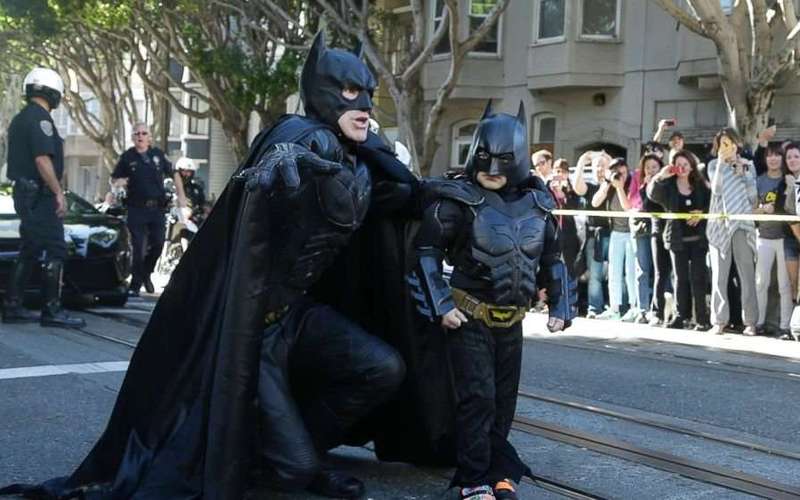 image for 'Batkid' is now cancer free 5 years after taking over city of San Francisco with Make-A-Wish