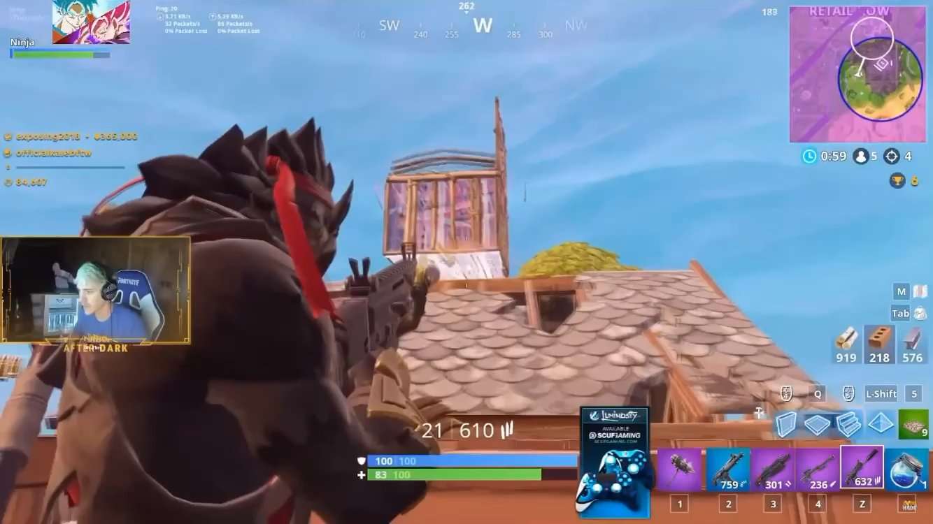 image for This is not clickbait. Ninja got a player banned for having higher ping. Epic just banned the player only cause Ninja reported him. This is proof that Epic BANS anyone who Ninja reports and does not r