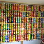 image for My friends extensive pringle collection wall