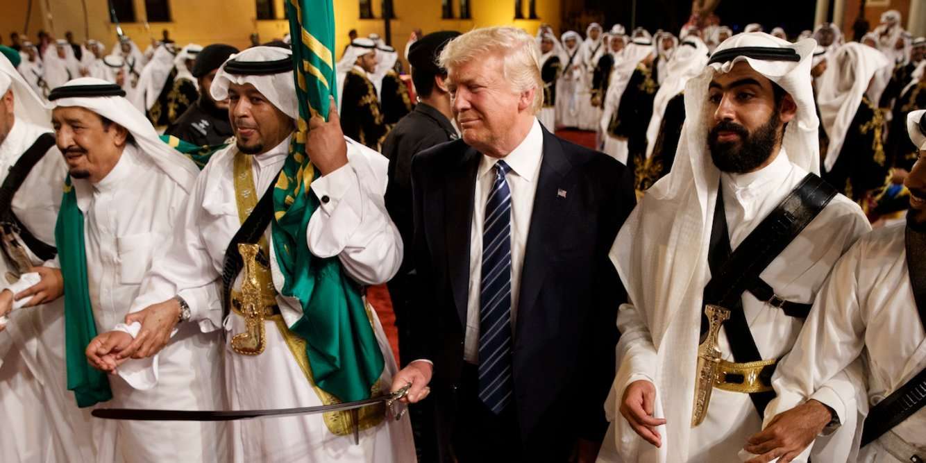 image for Trump said he has 'no financial interests in Saudi Arabia.' But his businesses have made millions from the Saudi government, and the crown prince gave his New York City hotel a huge boost.