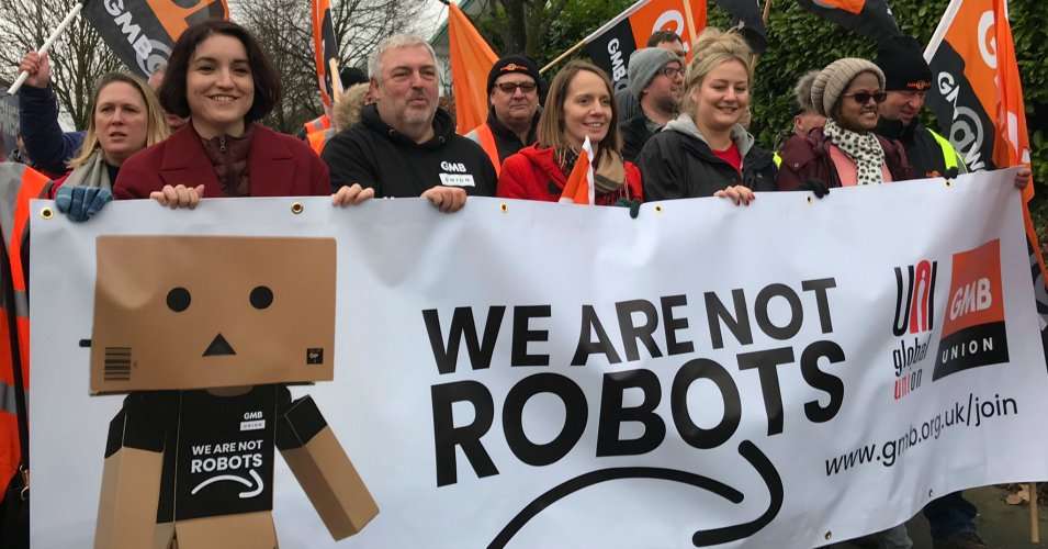 image for 'We Are Not Robots': Amazon Workers Across Europe Walk Out on Black Friday Over Low Wages and 'Inhuman Conditions'