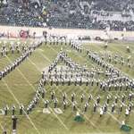 image for Michigan State marching band plays tribute to Stan Lee during halftime show.