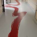 image for This is not a crime scene, but an hospital hallway...