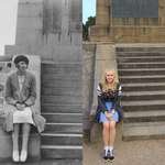 image for My great-grandmother and me in the same spot 89 years apart!