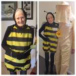 image for A cute amazon review I revisit just for a smile. An 88 year old woman and her 92 year old husband attend a Halloween party. Btw they liked the bee costume.