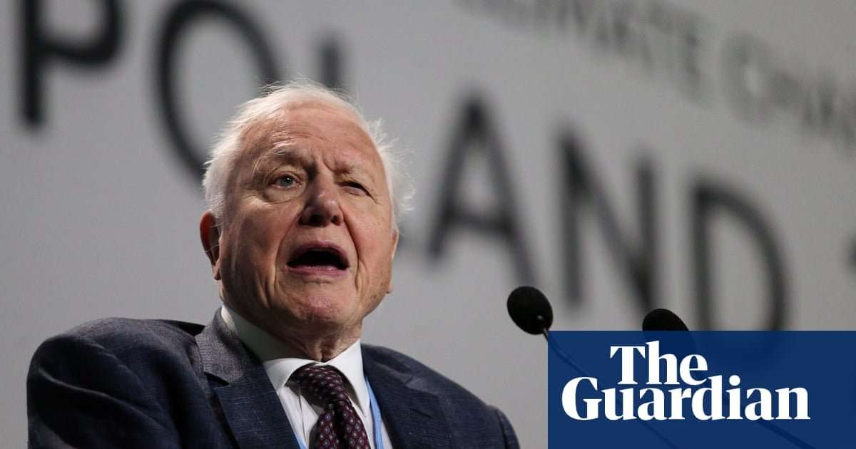 image for David Attenborough: collapse of civilisation is on the horizon