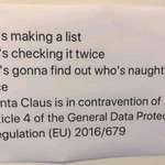 image for Santa has updated his privacy policy.