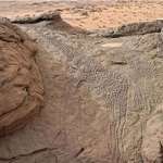 image for 10,000 year-old giraffe engravings in the Sahara Desert